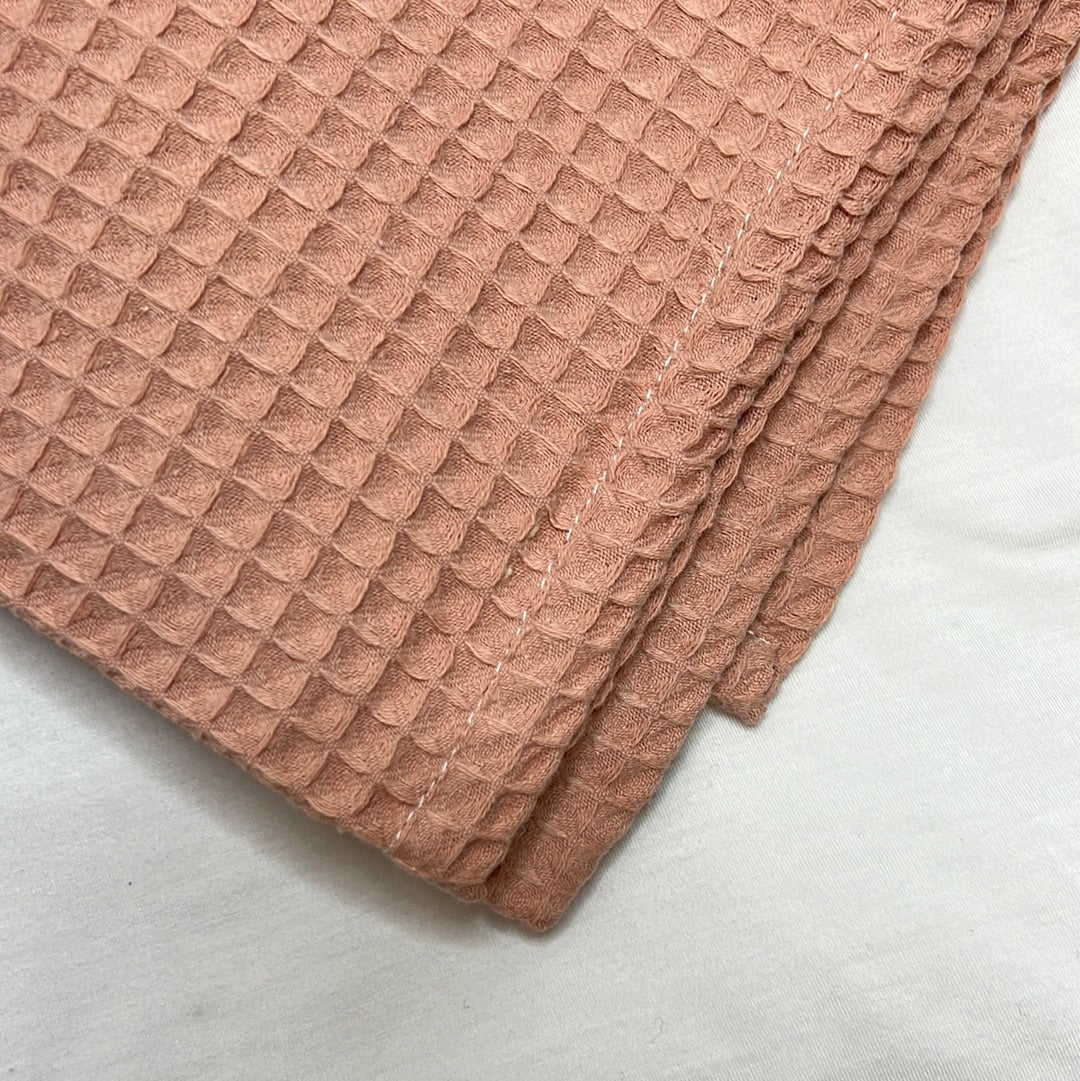 Waffle cotton baby blanket