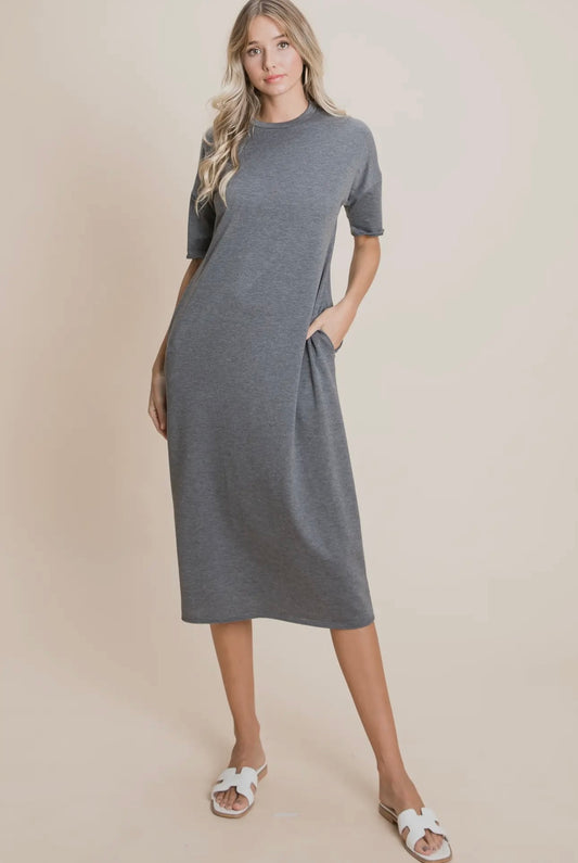 Grey Dress w/ pockets