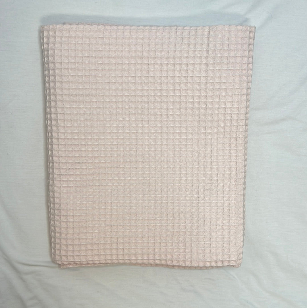 Waffle cotton baby blanket