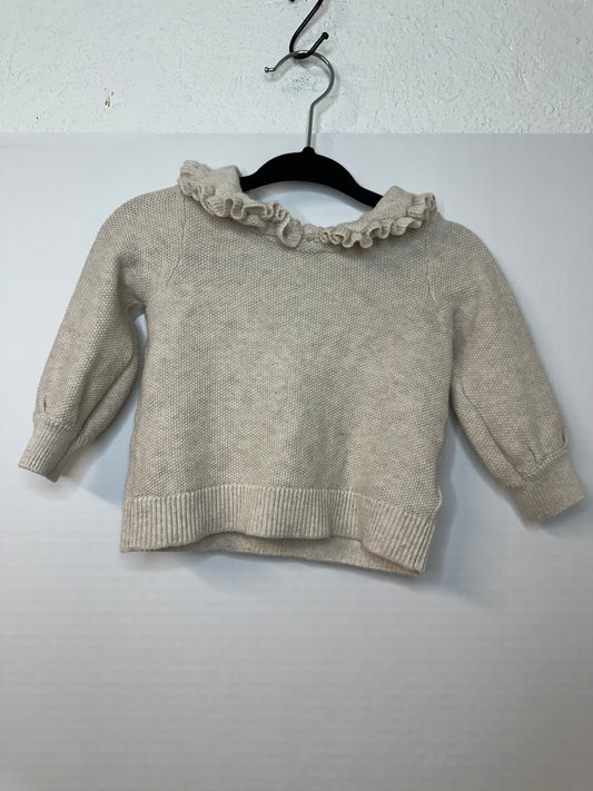 Cream knit top 3months