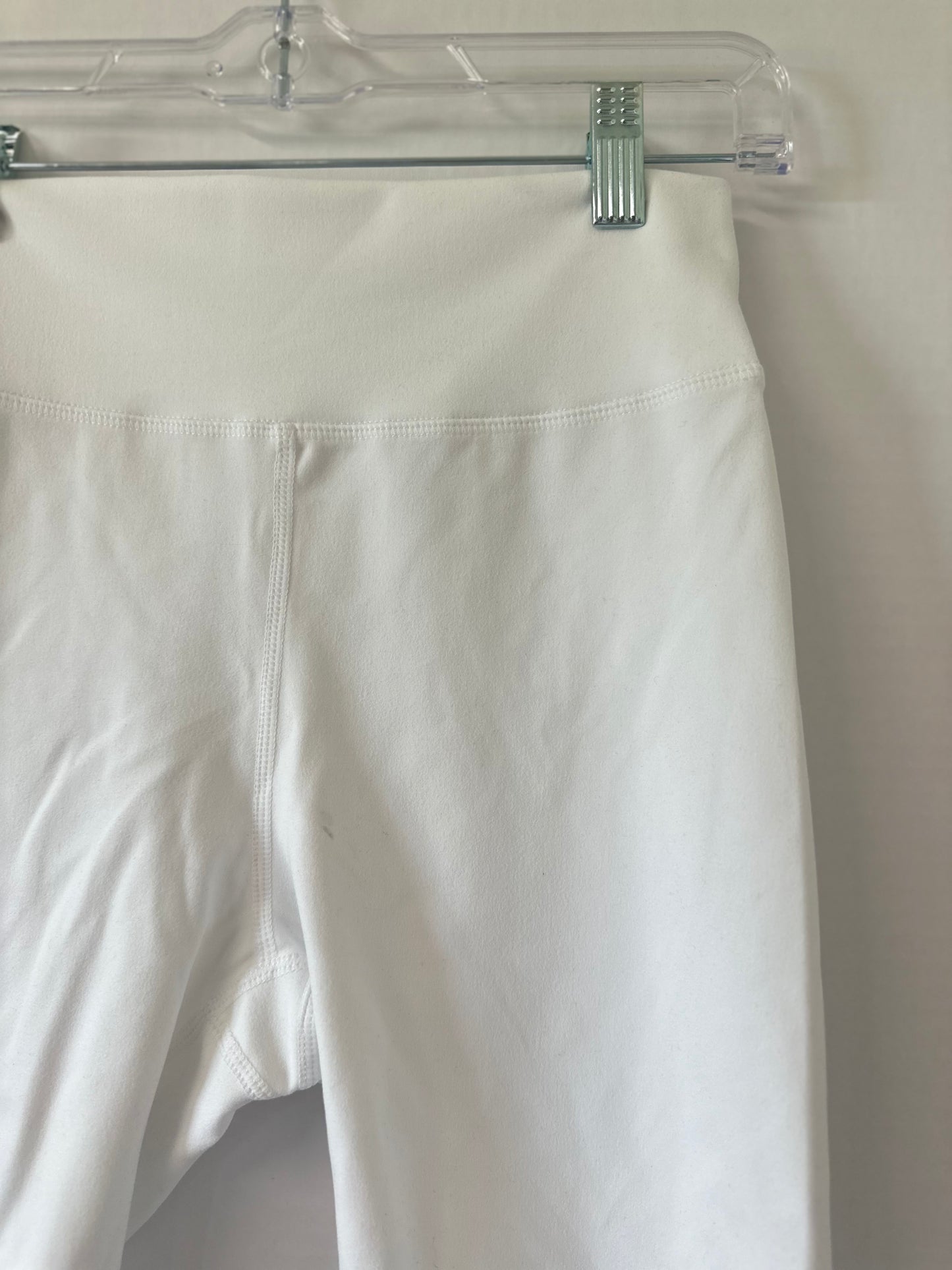 White biker shorts