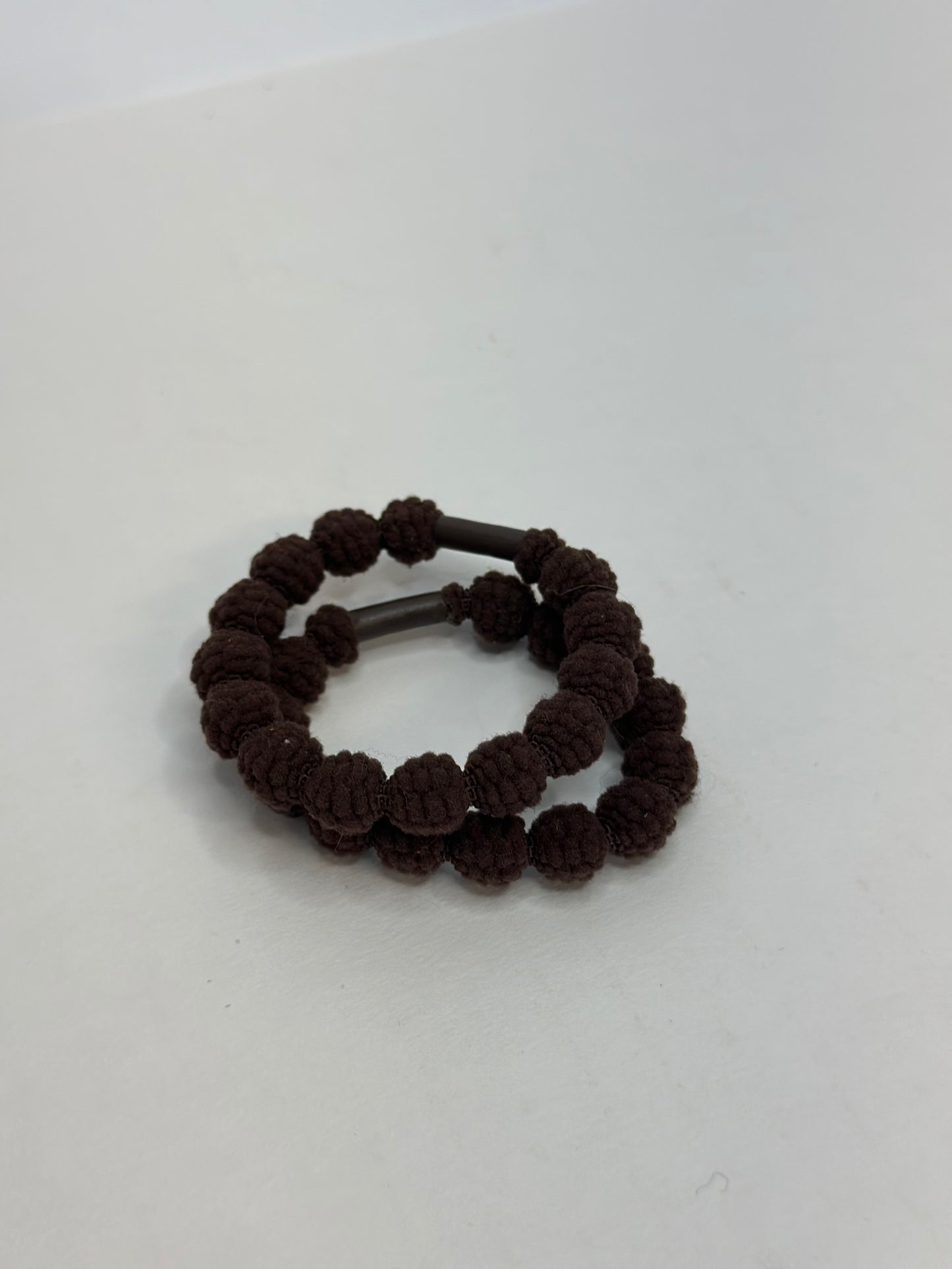 Plush elastic hair tie