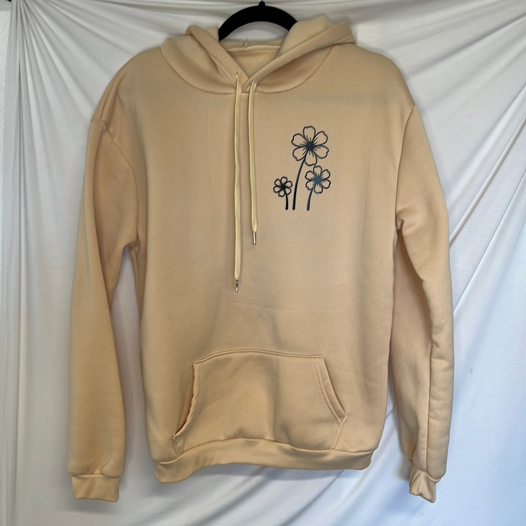 Large flower sweatshirt