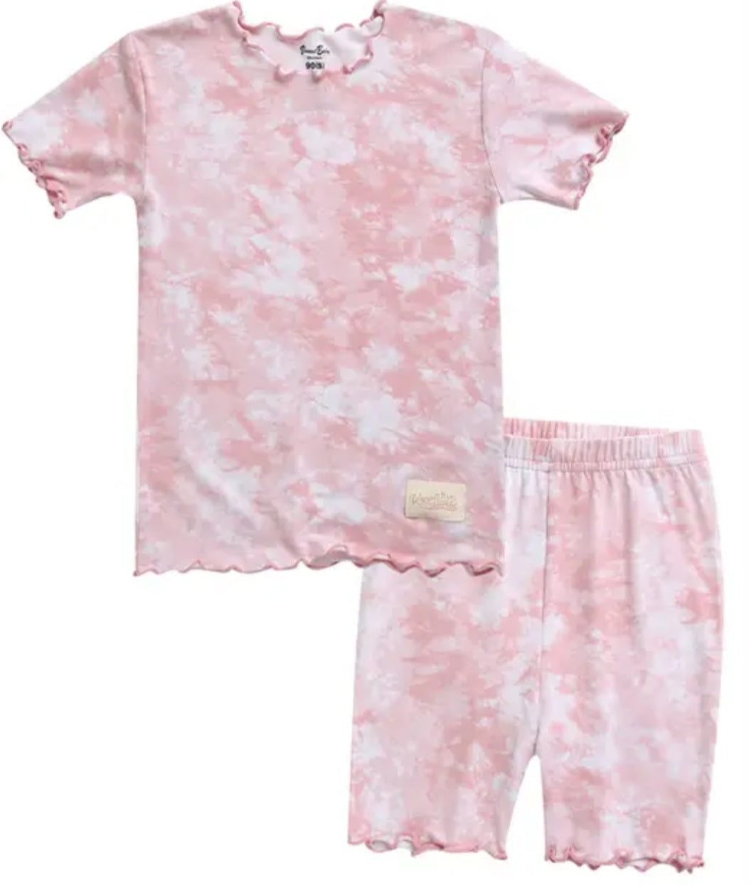 Bamboo pink tie dye set