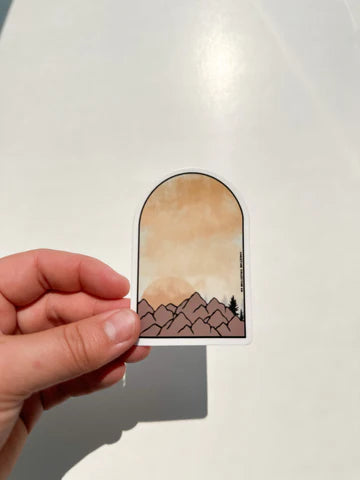 Mountain Arch Sticker